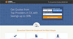 Desktop Screenshot of cobrainsurancenetwork.com